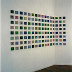 Constellation, 2000, acrylic on wood, Installation