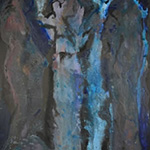 Poignancy, 2008, acrylic on wood, 60 x 45 cms
